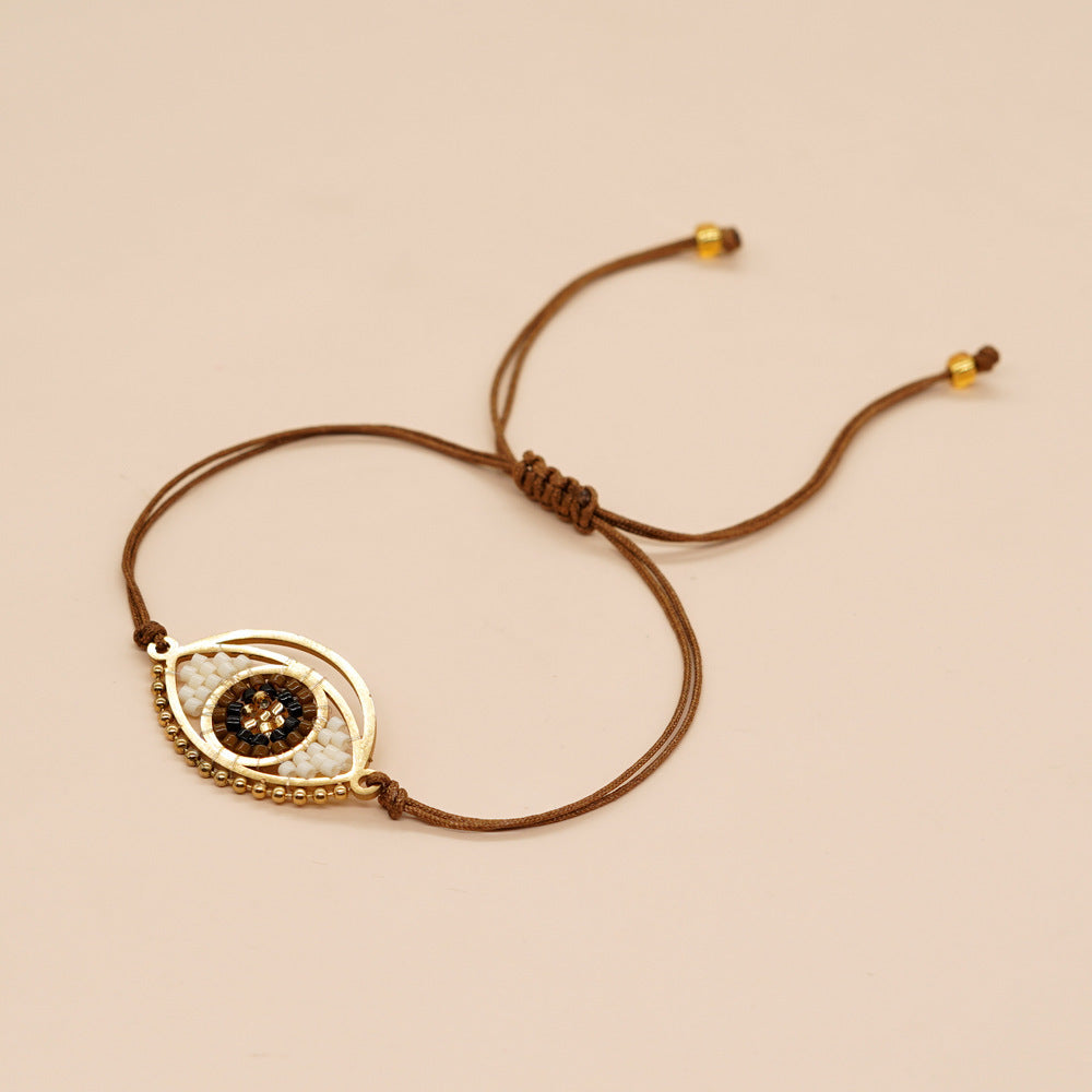 Brazalete de vidrio bohemio vintage al por mayor